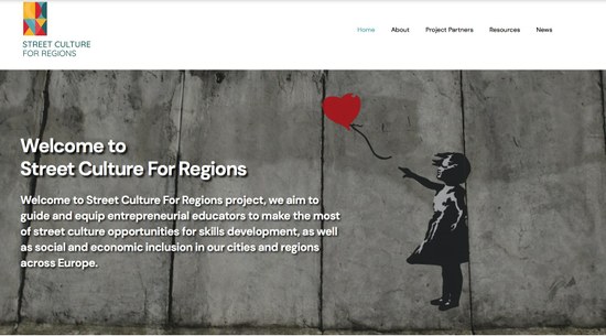 Lançamento do website do projeto Street Culture for Regions